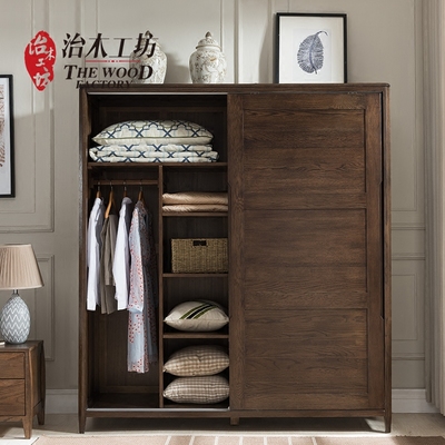 治木工坊純實(shí)木大衣柜 ZSYG-02_治木工坊實(shí)木門_太平洋家居網(wǎng)產(chǎn)品庫