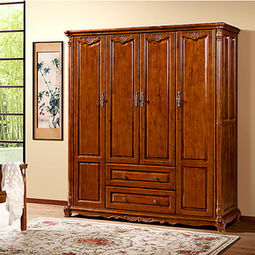 木井坊夢家緣 領略美式鄉村風情的橡木實木平拉門衣柜